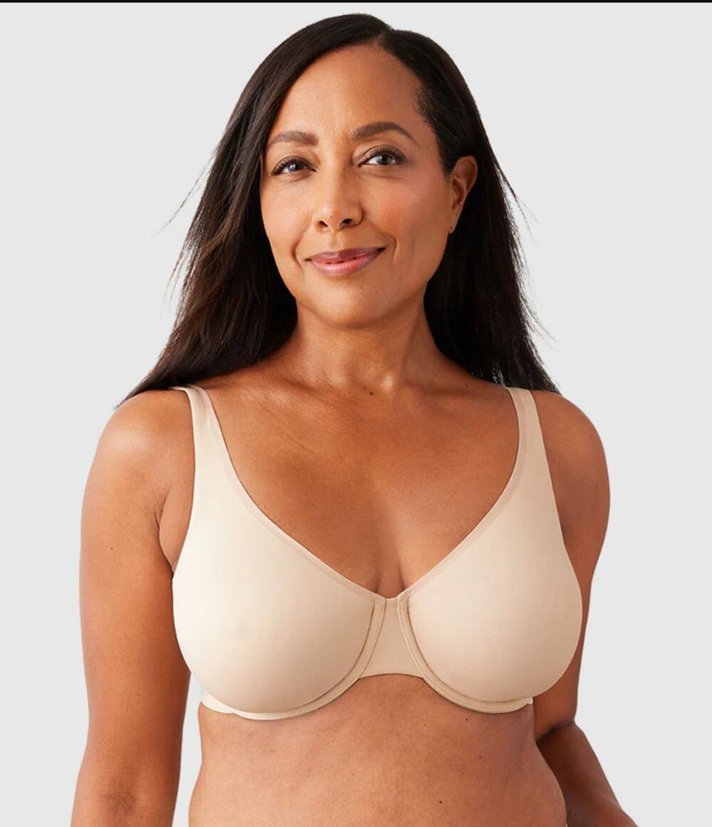 Wacoal Comfortable Cool Underwire Bra 855385 Beige Nude 36C NWT T-Shirt Support
